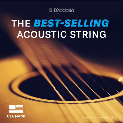 D'Addario 11-52 Custom Light, Phosphor Bronze Acoustic Guitar Strings
