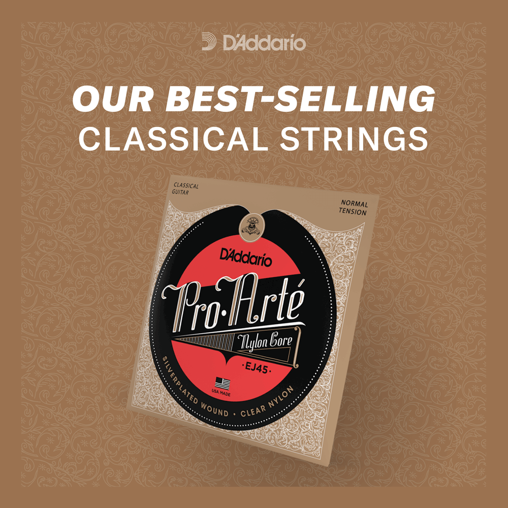 D'Addario Normal Tension, Pro-Arté Nylon Classical Guitar Strings