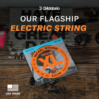 D'Addario 11-49 Medium, XL Nickel Electric Guitar Strings